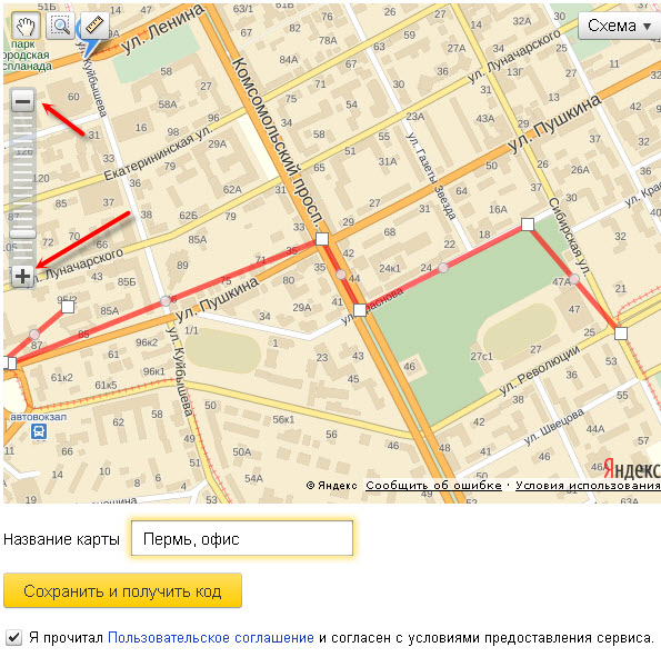 Карта Яндекс