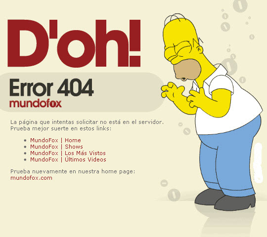 Пример оформления 404